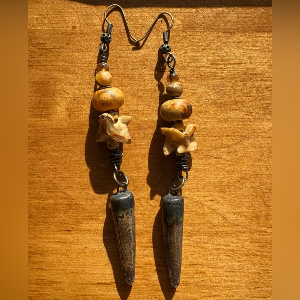Susan A Ray Earrings 
One Healing Stone